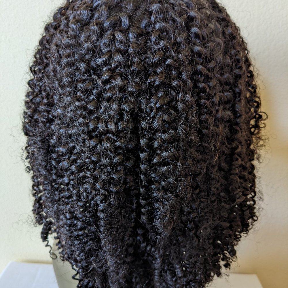 BRAND NEW 10A Remy Hair Lace Front Wig - Coily